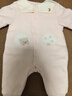 巴拉巴拉童裝新生兒連體衣寶寶衣服嬰兒哈衣爬服夾棉時(shí)尚男童女童嬰童衣服 夢(mèng)幻粉60344 80cm 曬單實(shí)拍圖