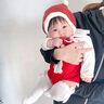 貝娜茜嬰兒帽子秋冬季新生兒胎帽嬰幼兒毛線帽小月齡男女寶寶護(hù)耳帽冬天 毛茸茸-紅色 0-6個(gè)月（37-44CM） 曬單實(shí)拍圖
