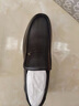 紅蜻蜓男鞋皮鞋男真皮男士商務(wù)休閑鞋圓頭套腳軟底中老年爸爸鞋子男單鞋 黑色【四季款】 40 曬單實(shí)拍圖