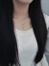 中國黃金（CHINA GOLD）錦鯉黃金項鏈女中高考加油勵志禮物逢考必過(guò)18成人禮物送女友老婆 足金錦鯉吊墜+贈S925鏈 曬單實(shí)拍圖