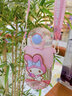 凱蒂貓（hellokitty）庫洛米兒童水杯幼兒園寶寶小學(xué)生女孩童可愛(ài)夏季水壺便攜吸管杯子 美樂(lè )蒂9015吸管杯 690ml +貼紙3D貼 曬單實(shí)拍圖