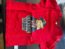 Classic Teddy精典泰迪儿童短袖T恤童装女童上衣男童夏装宝宝衣服1 棒球帽子熊织标短袖大红 90 实拍图