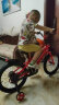 永久（FOREVER）儿童自行车小孩6-10岁童车学生车18寸脚踏车中大童单车山地车红色 实拍图