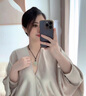 汐唯輕奢和田玉九尾狐招桃花吊墜女款玉石項(xiàng)鏈女士玉佩玉墜護(hù)身平安符 璽晶級(jí)和田玉桃花九尾狐吊墜 曬單實(shí)拍圖