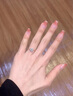 DRAGBOLL鉆戒女925銀戒指莫桑石高級感百搭結婚求婚七夕送女朋友生日禮物 玫瑰金 12號 曬單實(shí)拍圖