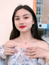 HR赫蓮娜輕奢項鏈女士鎖骨鏈首飾品七夕情人節禮物送女友老婆 丘比特之箭項鏈（藍鉆） 曬單實(shí)拍圖