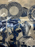 青衣麻相杭州特產(chǎn)絲綢圍巾女士絲巾絲綢空調(diào)披肩綢緞面大方巾 大方巾：青花色 曬單實(shí)拍圖
