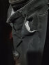 啄木鳥(niǎo)牛仔褲男秋季新款韓版彈力修身褲子男時(shí)尚潮流直筒休閑褲男裝長(cháng)褲 8913灰色【加絨】+2061灰色【加絨】 32 腰圍二尺五 曬單實(shí)拍圖