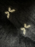 AEMAPE赫本風(fēng)黑色v領(lǐng)針織衫女秋冬純欲蝴蝶毛衣ins不規則短款上衣打底 黑色 均碼 均 碼建議90-140斤 曬單實(shí)拍圖