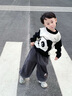 MiniPeace太平鳥(niǎo)童裝冬男童線(xiàn)套衫FAEEE4B13 黑色 120 cm 曬單實(shí)拍圖