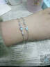 芹娜落落情侶手鏈星星月亮手鏈閨蜜女學(xué)生小眾設計森系簡(jiǎn)約個(gè)性網(wǎng)紅手環(huán)情侶送老婆首飾品七夕情人節禮物 星月情侶一對手鏈 曬單實(shí)拍圖
