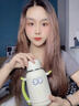 SHOTAY保溫杯女生大容量學(xué)生上學(xué)專用冬季2024新款大號高顏值斜挎水杯 白色 800ml 曬單實拍圖