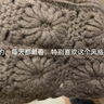 帕什 秋冬100%山羊絨純手工編織加厚純色針織羊絨帽子CT-M05 本紫色 曬單實(shí)拍圖