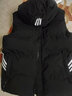 美茵圣馬甲男秋冬新款保暖外套休閑連帽修身中青年男士羽絨棉馬甲大碼 黑色 XL（110-120斤） 曬單實(shí)拍圖
