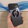 酷瑟 蘋果iPhone14promax手機殼自帶鏡頭膜強力磁吸高端磨砂防指紋防摔防塵時尚男女款 石墨黑【自帶鏡頭膜+強力磁吸+強抗指紋】 蘋果14promax（6.7寸3個攝像頭） 曬單實拍圖