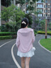 翊尚美冰絲防曬衣女防紫外線夏季2025新款寬松透氣薄款男士防曬服綠色L 曬單實拍圖