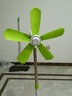 中聯(lián)（ZOLEE）電風(fēng)扇/落地扇/大風(fēng)量智能家用電扇節能學(xué)生客廳宿舍立式床頭辦公室 【直徑45cm丨不可搖頭】綠色 曬單實(shí)拍圖