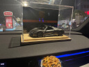 保时捷帕拉梅拉汽车模型合金生日新年礼物摆件收藏版跑车手办 918灰+背景展示盒 实拍图