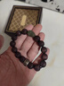蒂海玉珠小葉紫檀手串情人節(jié)男生禮物復(fù)古手串送爸爸送老公送領(lǐng)導(dǎo)送親友 小葉紫檀青玉貔貅款珠徑約12mm( 曬單實拍圖