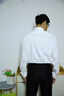 威可多（VICUTU）【Ever襯衫】男士潮流去污襯衫長(zhǎng)袖商務(wù)百搭舒適襯衣 白色 L (175B) 曬單實(shí)拍圖