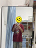 迪伽達(dá) 破洞牛仔褲男士寬松秋季新款男褲休閑直筒闊腿拖地褲子男 DL-G1020藍(lán)色 XL 曬單實(shí)拍圖