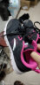安踏女鞋运动鞋跑步鞋女2024夏季新款网面鞋男女情侣同款透气休闲鞋子 黑/洋红（荧光）/安踏白 38 实拍图