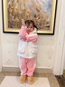 佐淑蔓童裝女童套裝秋冬裝加絨加厚兒童衛衣褲子1-6歲嬰幼兒女寶寶衣服 粉色（白馬甲+粉衛衣+粉褲子） 100碼 建議2-3歲(身高95左右) 曬單實(shí)拍圖