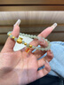 小米星和田玉散珠和田玉手串女晴水串珠手工diy手鏈 中冰晴-6mm*5顆裝新升級(jí)賞峰老 曬單實(shí)拍圖