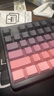 邁從（MCHOSE）K87S/G87旋鈕無線機械鍵盤電競游戲客制化有線/藍牙三模gasket結構全鍵熱插拔辦公 G87 黑莓粉漸變側刻 抹茶拿鐵軸V2 曬單實拍圖
