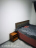 木马人现代简约床头柜简易卧室多层小柜子床边柜家用多功能储物柜可置物 【单抽屉】B款-茶色（健康楠竹） 实拍图