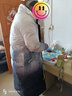 雅鹿新款羽絨服情侶裝加厚連帽保暖鴨絨長款時尚外套潮YZ 漸變花色 XL 180 推薦165-185斤 曬單實拍圖