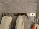 海立30601-4免打孔厨房墙壁挂钩连排浴室卫生间入户门后衣服帽钩毛巾 实拍图