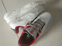 安踏女鞋老爹鞋子2026春季新款皮面防水女士板鞋女子運動(dòng)鞋 （皮面）象牙白/一度灰/大紅-3 35.5 曬單實(shí)拍圖