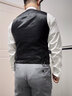 威可多（VICUTU）男士內搭西裝馬甲修身舒適VRS88131505 黑色 180/100B  曬單實拍圖