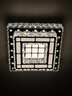 尊光 走廊燈過(guò)道燈水晶燈簡(jiǎn)約現(xiàn)代創(chuàng)意個(gè)性客廳入戶燈玄關(guān)燈門(mén)廳燈北歐臥室衣帽間燈陽(yáng)臺(tái)燈小吸頂燈輕奢燈飾 方形款邊長(zhǎng)24cm【明裝】三色變光 曬單實(shí)拍圖