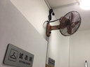 WESTSPEED金屬壁扇壁掛式復(fù)古風(fēng)扇家用強(qiáng)力商用餐廳飯店酒吧咖啡廳墻壁工業(yè)大風(fēng)力鐵葉仿古懷舊搖頭電風(fēng)扇 16寸紅古銅色拉繩 曬單實(shí)拍圖