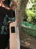 拿火吉他（LAVAGUITAR）LAVA ME play智能民謠吉他初學(xué)者樂器入門旅行自學(xué)吉他 霧灰配霜白【肩帶+音頻線+防嘯】 36英寸 曬單實拍圖