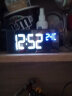 北极星（POLARIS）闹钟 LED智能充电音乐钟创意时尚简约风卧室学生电子钟表8808黑 实拍图