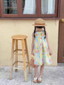 迪士尼女寶寶連衣裙兒童夏裝洋氣女童夏季吊帶裙1三2到3五4歲小孩公主裙 圖片色 90 曬單實拍圖