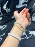 小米星和田玉散珠和田玉手串女晴水串珠手工diy手鏈 中冰晴-4mm*10顆裝新升級(jí)賞峰老 曬單實(shí)拍圖