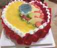 曼恒送老婆愛(ài)心形新鮮奶油水果生日蛋糕同城配送情侶周年紀念日當天到 D款 10英寸(適合4-7人) 曬單實(shí)拍圖