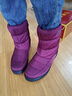 同源和老北京棉鞋女冬季加絨保暖防滑防水高幫布鞋中老年人媽媽棉靴奶奶 紫紅色 加絨 -建議拍大一碼 37 曬單實(shí)拍圖