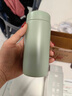 富光迷你保溫杯女316不銹鋼高顏值學(xué)生便攜新款小巧水杯200ml 牛油果綠+316L不銹鋼 200ml 曬單實(shí)拍圖