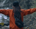 JEEP SPIRIT山系戶外機(jī)能防水沖鋒衣女2024春季新款徒步旅防風(fēng)行三合一登山服 橘色【外殼+內(nèi)膽】 L 曬單實(shí)拍圖