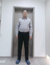 柒牌【加絨】長袖襯衫商務(wù)休閑舒適保暖厚款翻領(lǐng)襯衣 曬單實(shí)拍圖