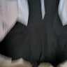 豹潛泳衣女游泳衣女士保守顯瘦遮肉連體裙式性感泡溫泉泳裝 黑銀灰拼色連體泳衣（85-120斤） 均碼 【前置拉鏈 方便穿脫】 曬單實(shí)拍圖
