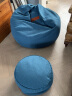 LUCKYSAC懒人沙发EPP豆袋 单人布艺客厅卧室阳台小沙发 舒适款一套皇家蓝 实拍图