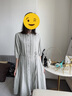 亦朵高級感超好看連衣裙2024女夏季新款小個子高級感穿搭顯瘦氣質(zhì)裙子 云母灰 M 曬單實拍圖