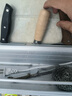 十八子作菜刀桑刀切菜切片家用不銹鋼菜刀廚師專用鍛打刀具 不銹鋼廚片刀2 曬單實(shí)拍圖