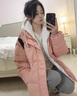 CTOX2025年新款棉衣棉服女冬季韓版寬松假兩件外套加厚時(shí)尚學(xué)生棉襖潮 粉色 【加厚保暖】 M 【105-120斤】 曬單實(shí)拍圖